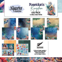 Poseidon's Kingdom Paper Pack 6" x 6" - RELEASED February 2024