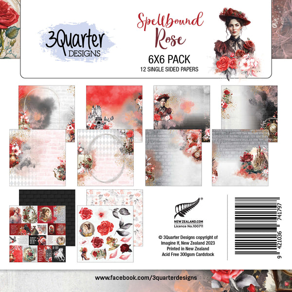 Spellbound Rose Paper Pack 6" x 6" - RELEASED October 2023