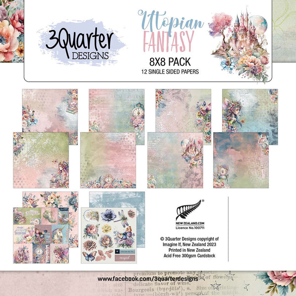 Utopian Fantasy Paper Pack 8" x 8" - RELEASED July 2023