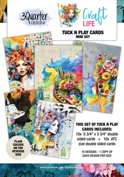 Craft Life Tuck 'n' Play cards - RELEASED February 2024