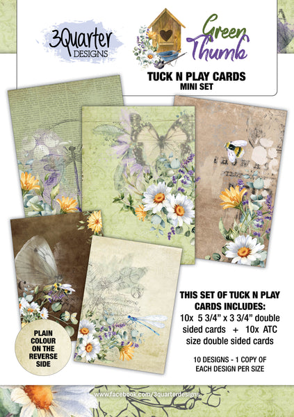 Green Thumb Tuck 'n' Play cards - RELEASED February 2024