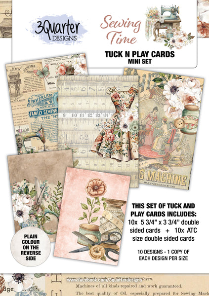 Sewing Time Tuck 'n' Play cards - RELEASED February 2024