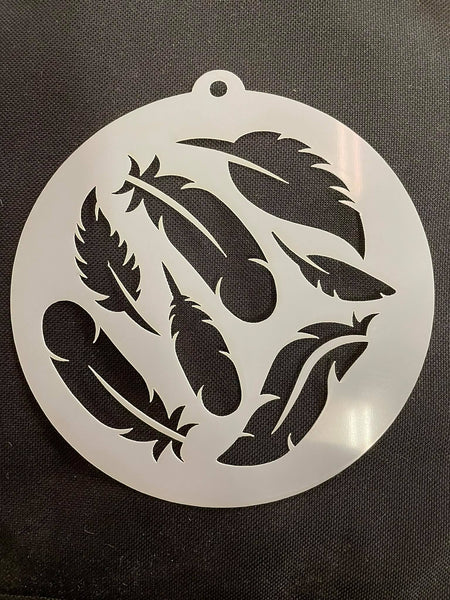 Stencil 40 - Feathers