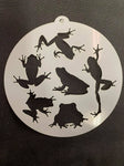 Stencil 62 - Hop Frogs